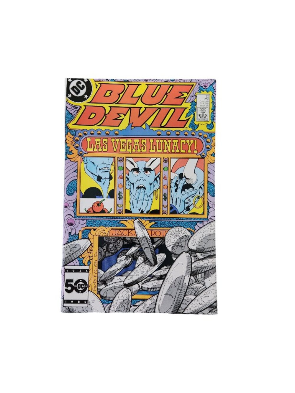 DC Comics Blue Devil #22 1986 Comic Book Collector Bagged Boarded